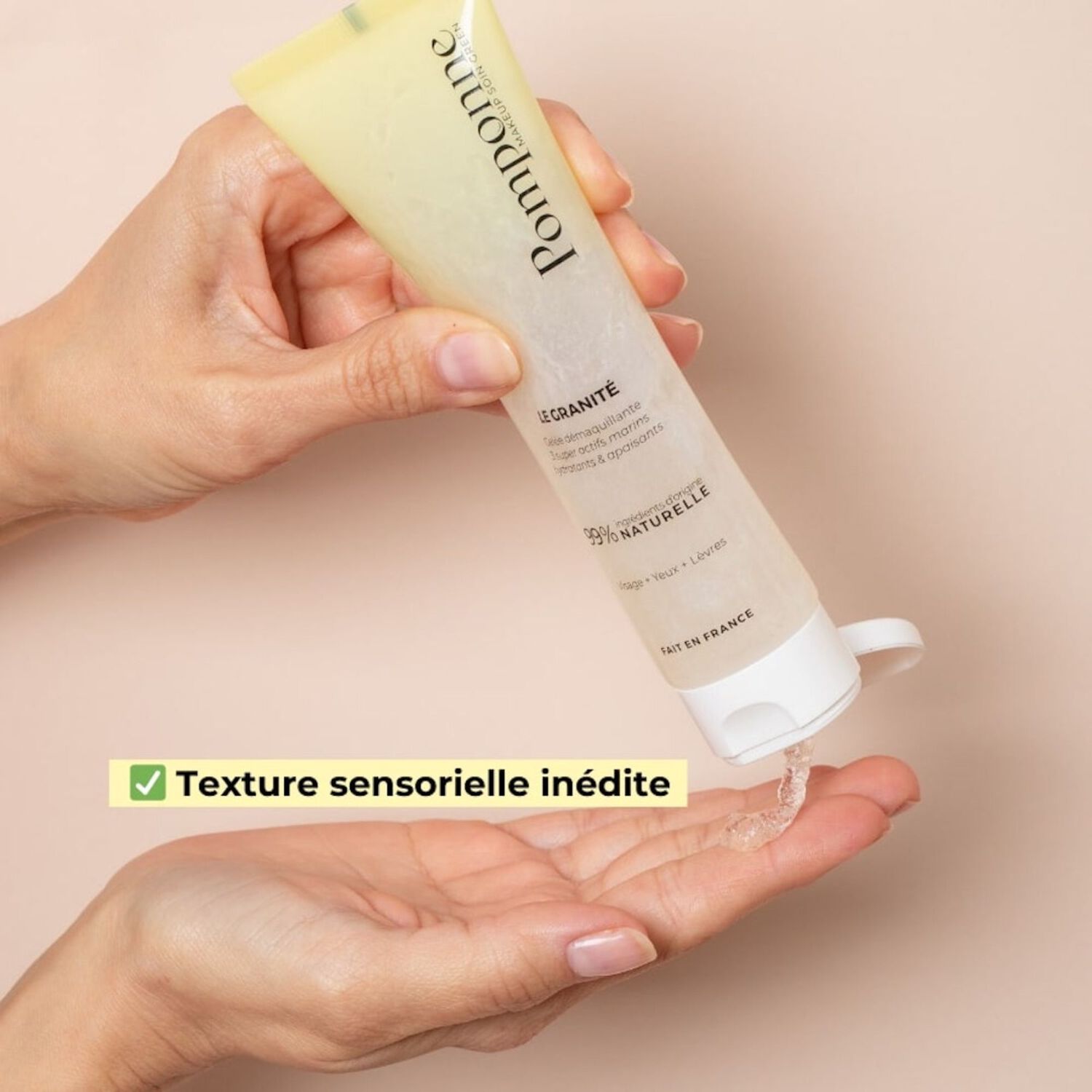 Démaquillant Naturel - Granité Démaquillant - Visage, Yeux, Lèvres