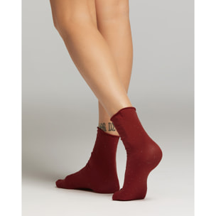 Calza Francesca con pois in lamè