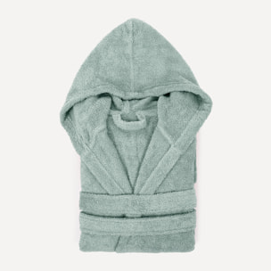 Albornoz Capucha 450gr unisex verde keike