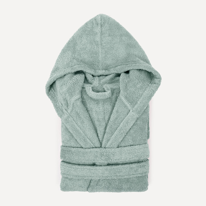 Albornoz Capucha 450gr unisex verde keike