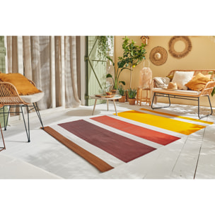 CAPRI - Tapis d'extérieur à motif ligne dégradée - Multi