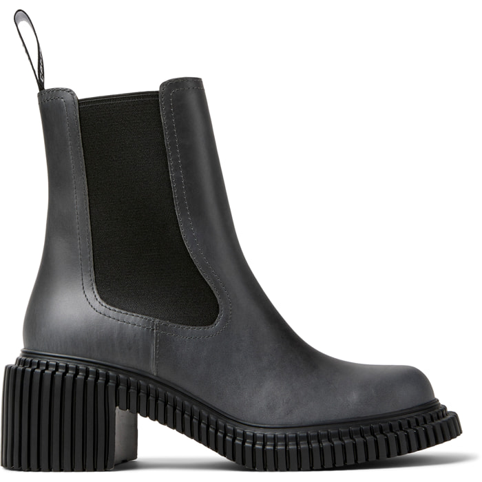 Botines - CAMPER Pix London - Gris - Cuero liso