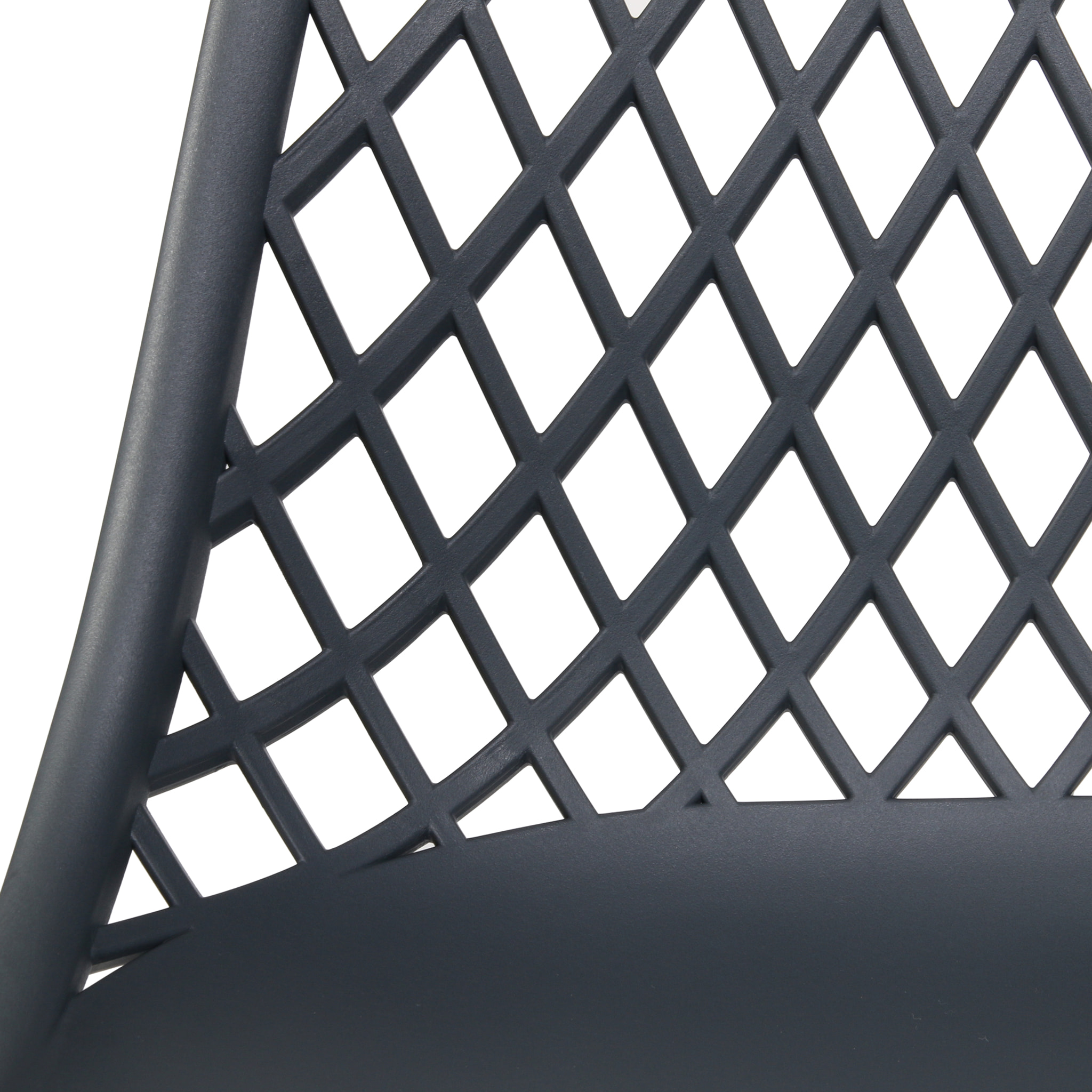 Chaise Malaga Gris - Lot De 2