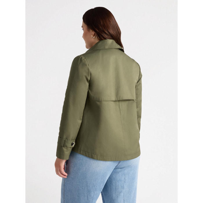 Fiorella Rubino - Trench corto - Verde militare