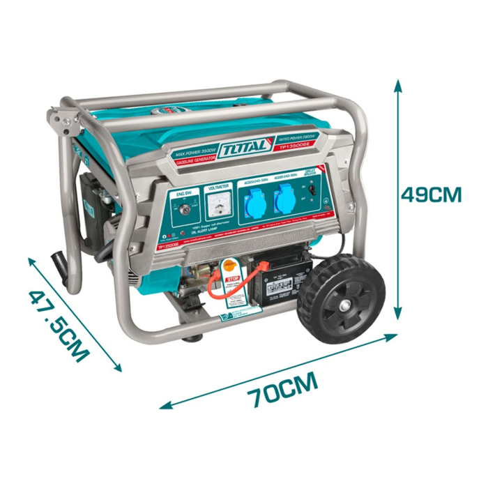 Generatore di Corrente Carrellato - 3,5 Kw