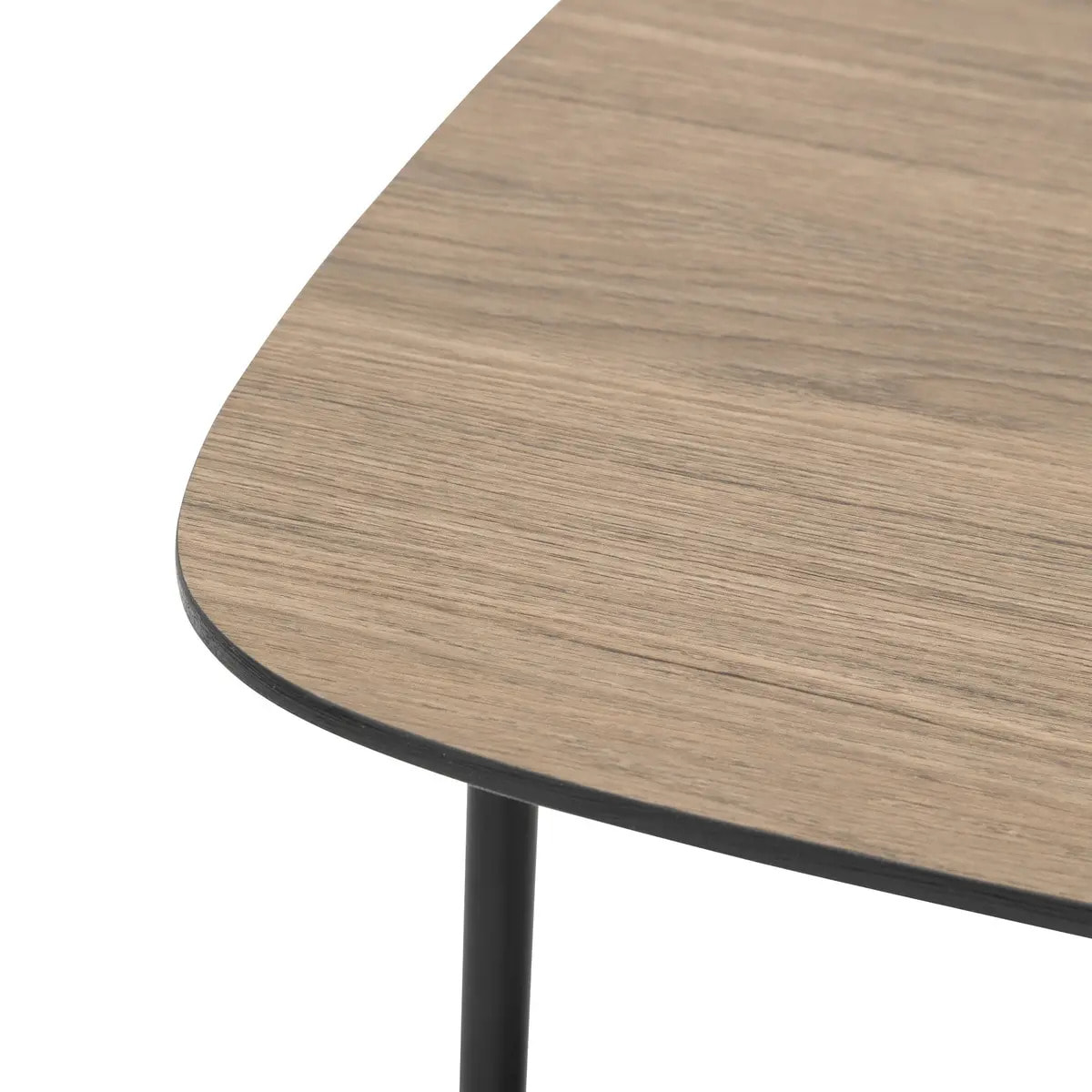 Table d'appoint 1 étagère "Hodia" noir 60x40x40cm