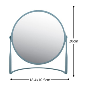 Miroir grossissant sur pied Acier AKIRA Gris Fog Spirella