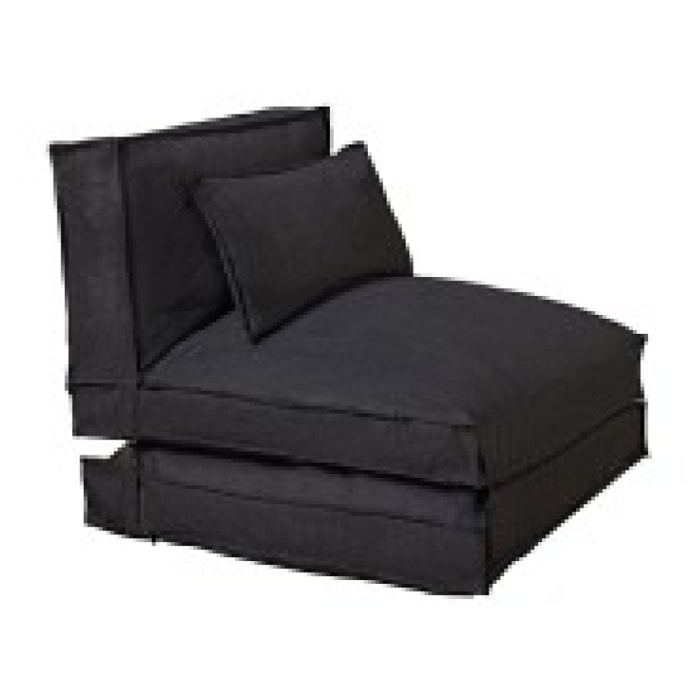 Fauteuil Modulo Outdoor noir | Confort & Style | Waterproof