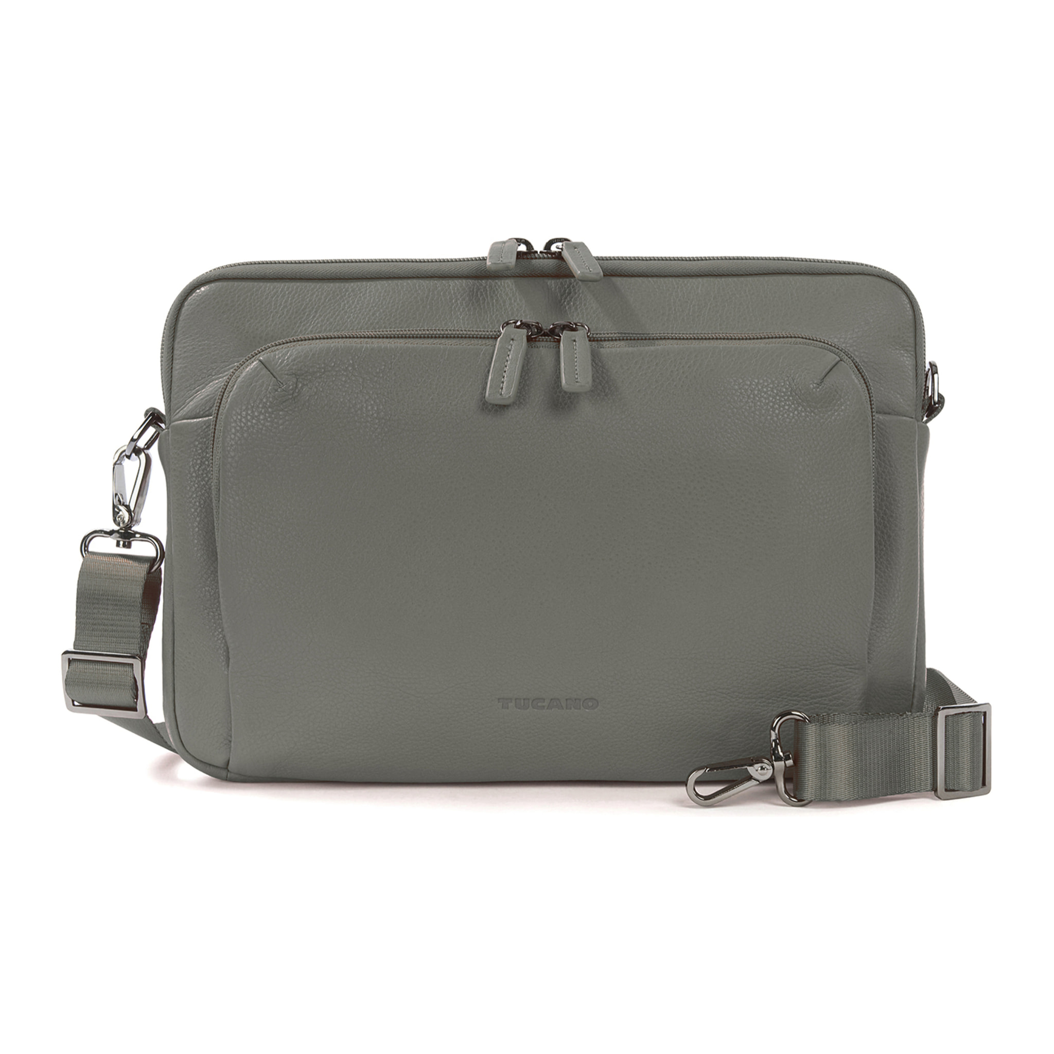 Borsa a tracolla  unisex In Vera pelle Made in Italy 34x23x8,5 cm