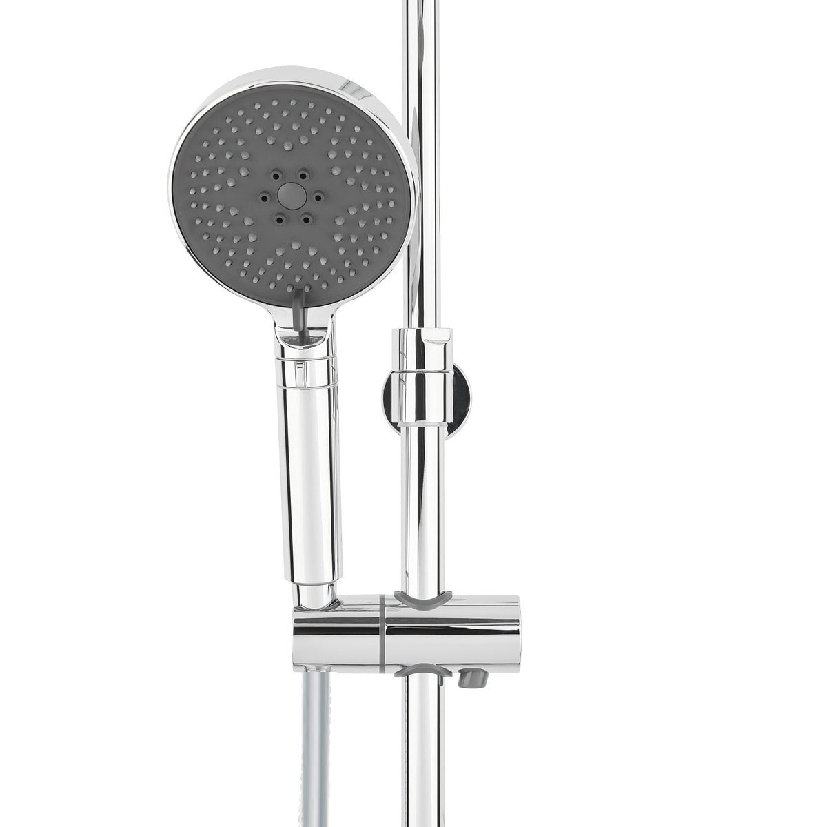 Colonne de douche XXL 240 avec mitigeur thermostatique, Douchette 3 jets, Chrome (SATSSTK)