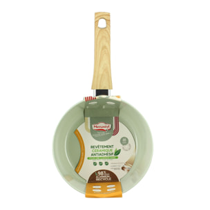 Casserole 20cm avec revêtement céramique céladon - tous feux COLORAMA