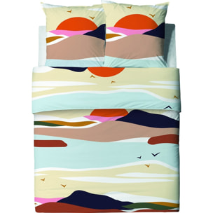 Parure Housse De Couette 3pcs 100% coton 47fils Safa