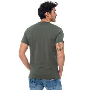 Camiseta de algodón 150 gr Hot Buttered Arrow Color Verde Militar