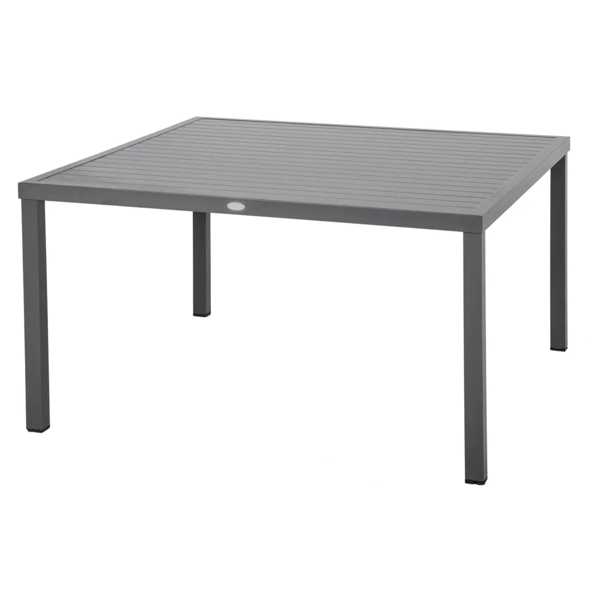 Table de jardin carrée Piazza Graphite