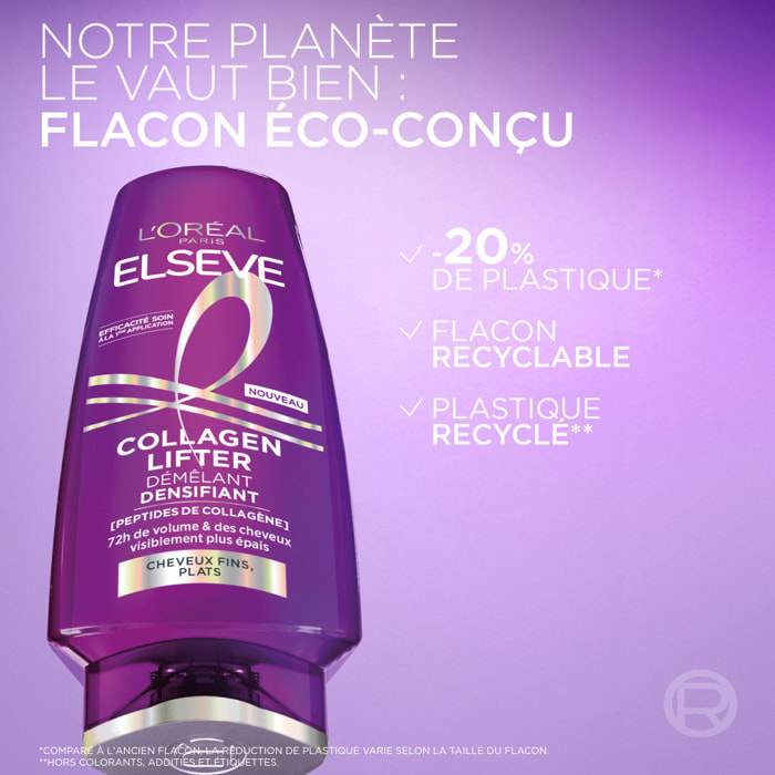 Lot de 12 - L'Oréal Paris Elseve Collagen Lifter Démêlant Densifiant 200ml