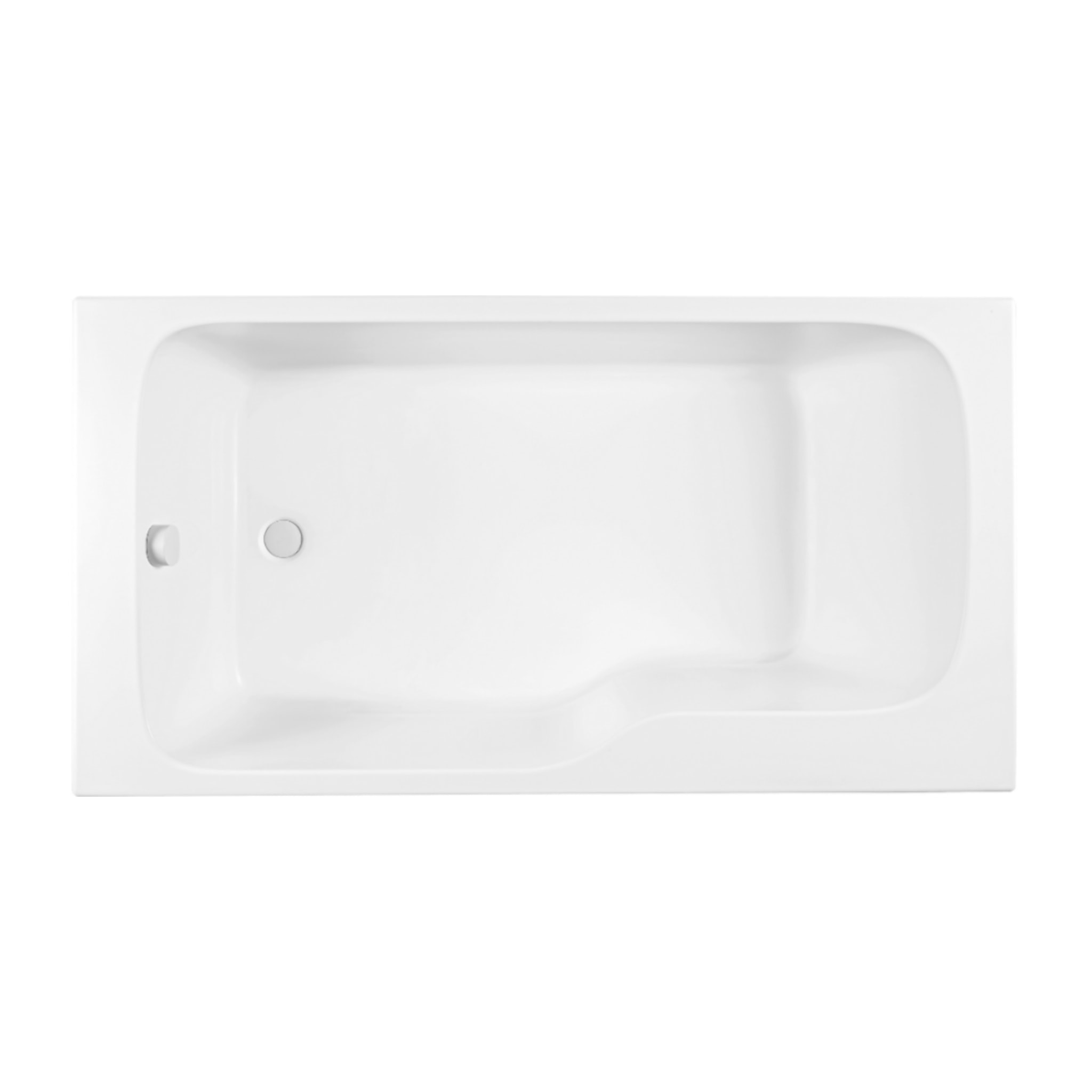 Baignoire bain douche Malice blanc brillant