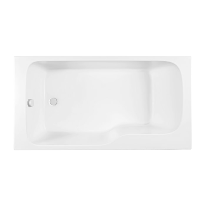 Baignoire bain douche Malice blanc brillant