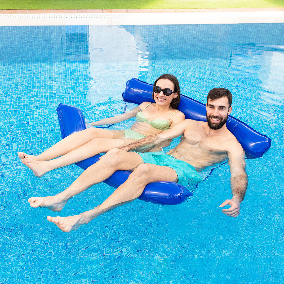 Amaca Galleggiante Doppia da Piscina Twolok InnovaGoods