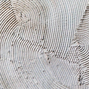 Tableau relief cercles blancs Toile imprimée