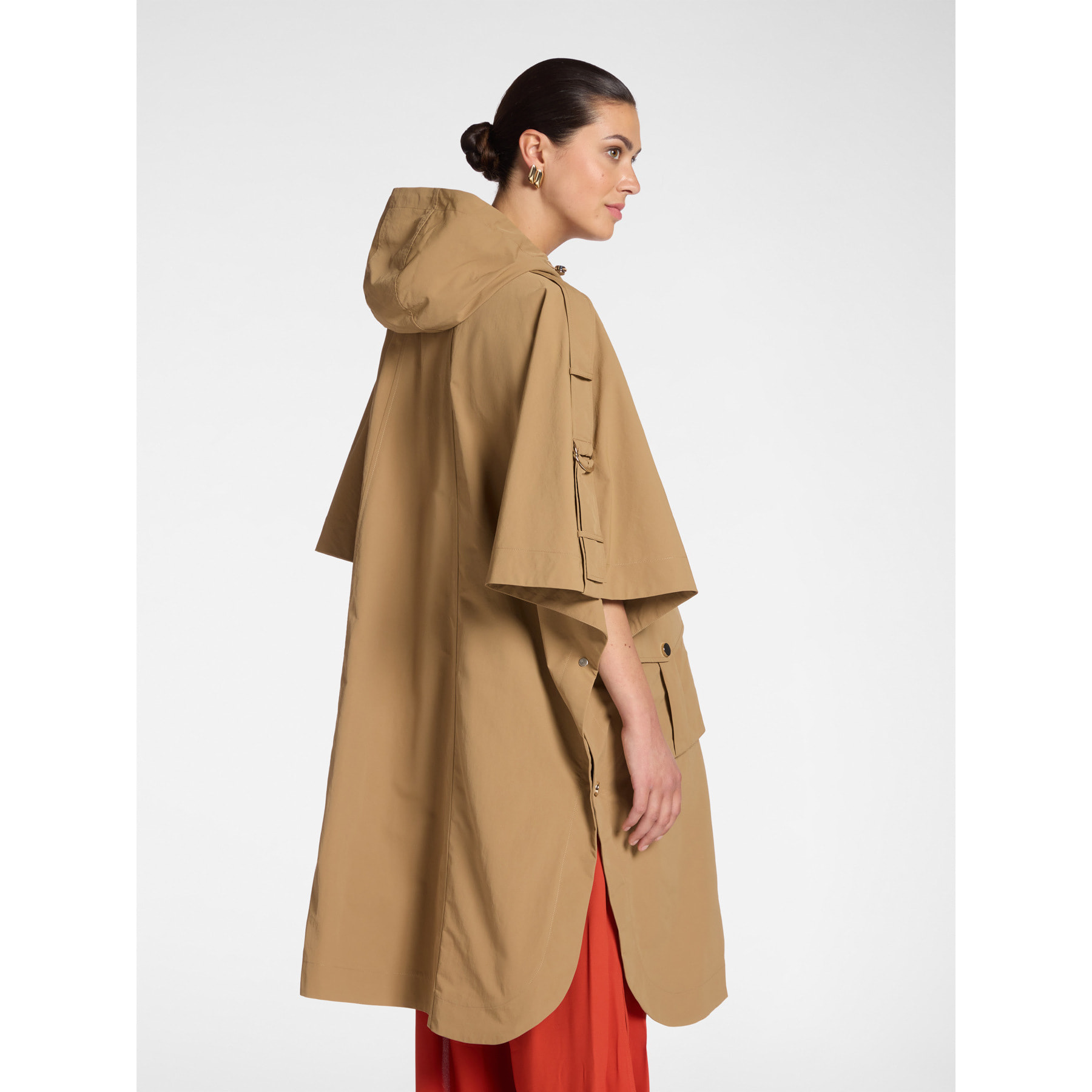 Elena Mirò - Parka over con cappuccio - Marrone