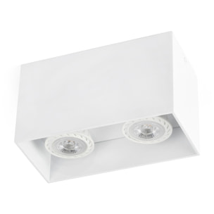 TECTO 2L GU10 Plafón blanca