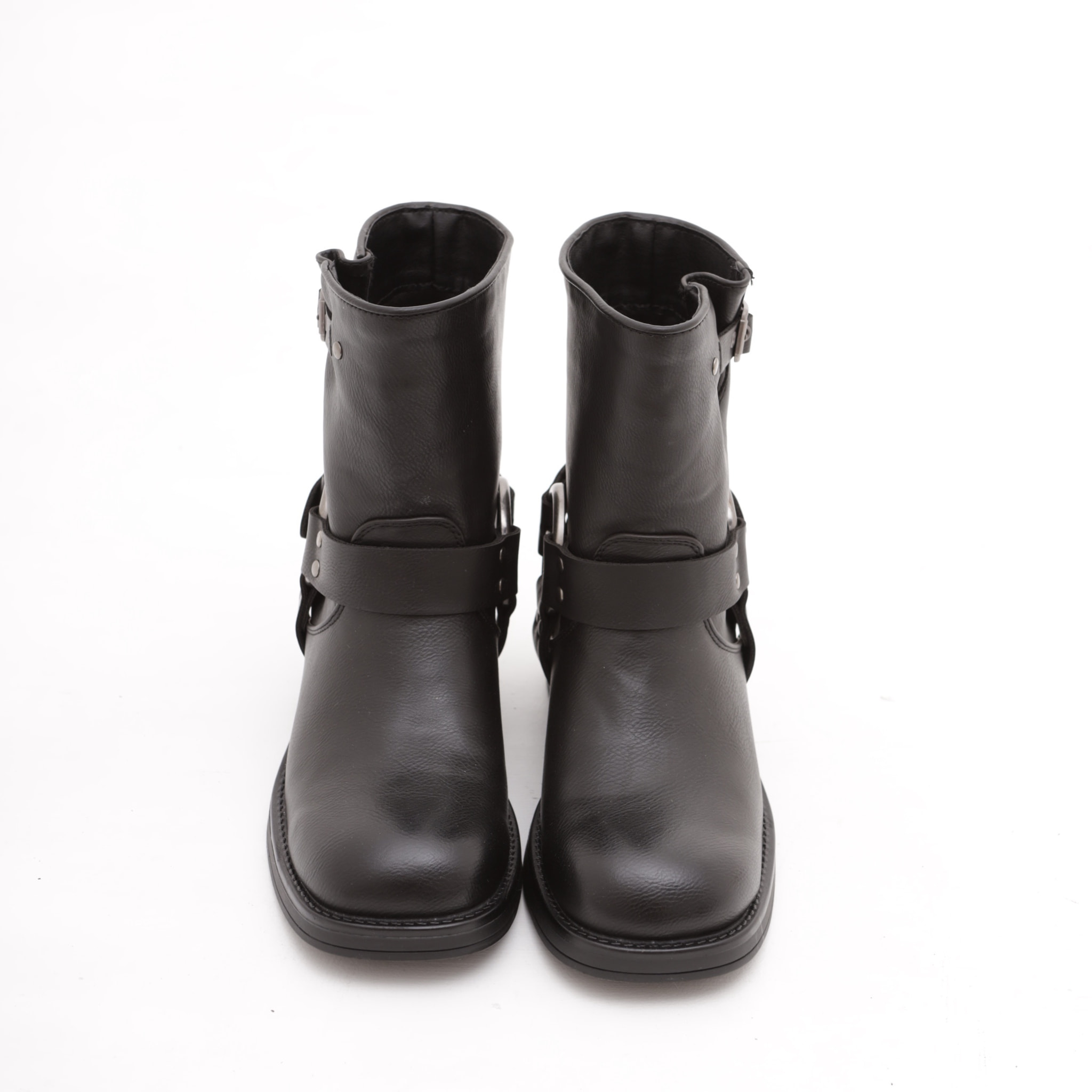 BIKER BASSO QUADRATO NERO