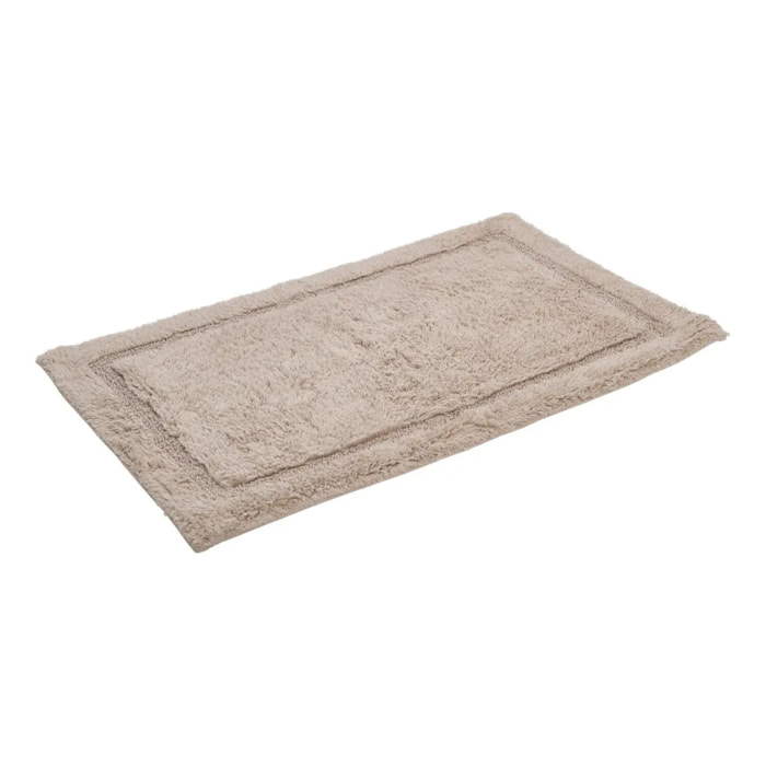 Tapis de bain fluffy Colorama 50x75cm beige