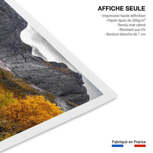 Affiche Lofoten, Face au mur Affiche seule