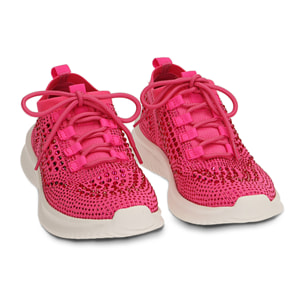 Slip-on fucsia con strass