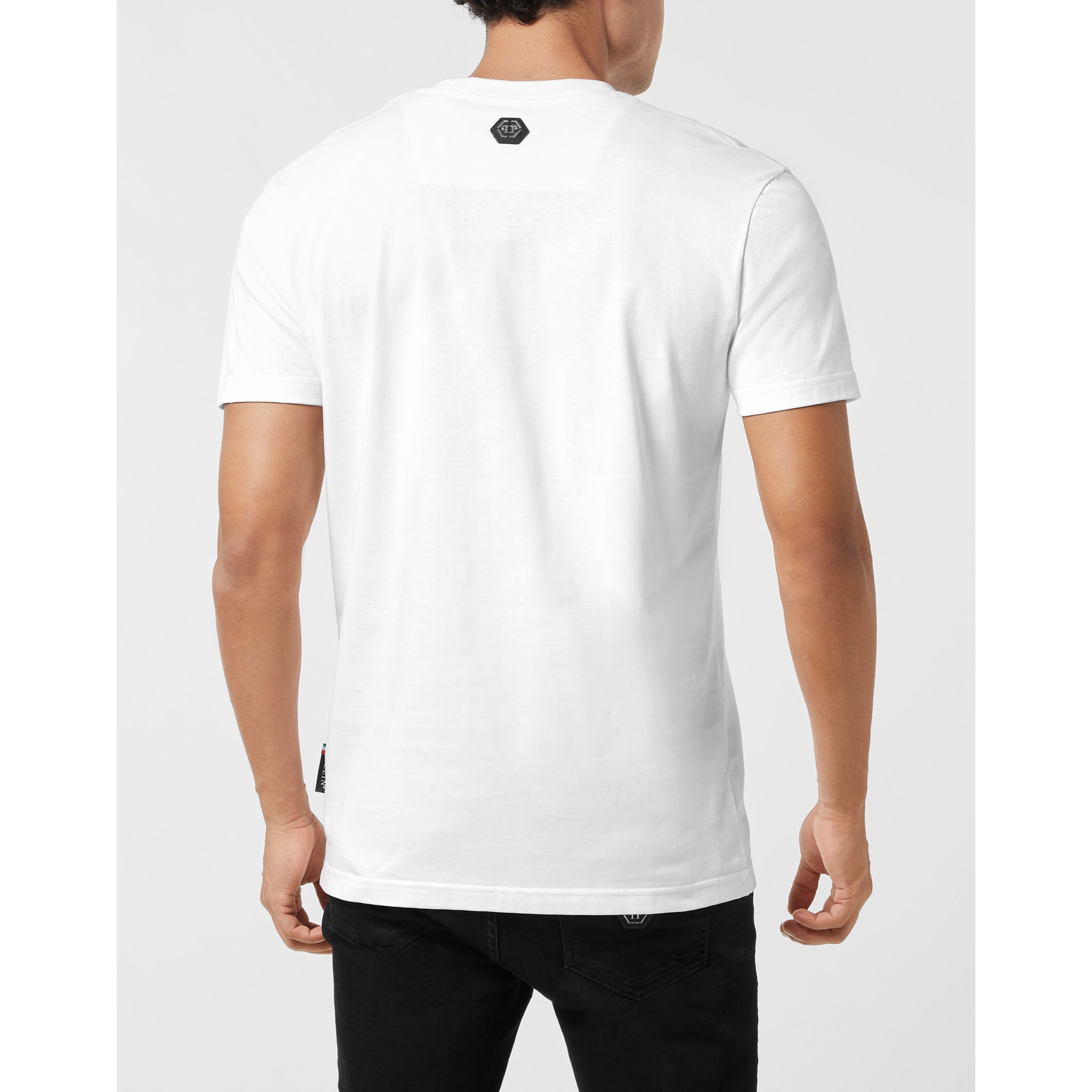 PHILIPP PLEIN Camiseta de cuello redondo y manga corta
