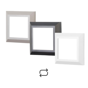 Forlight Aplique Ip65 Grove Diffuser Square Led 2W 4000K Negro 172Lm