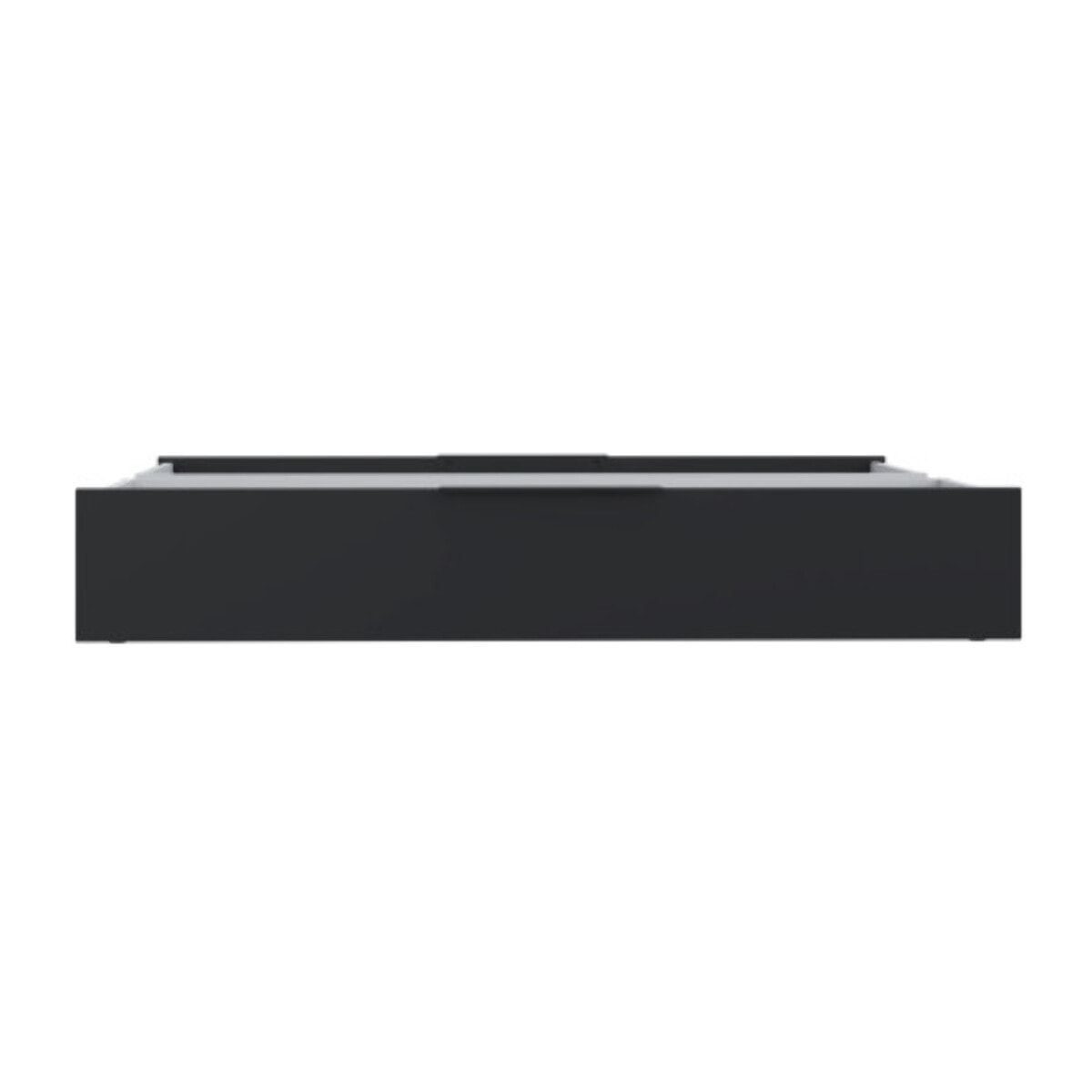Lot 2 tiroirs en option pour lit décor noir mat style industriel - YAL