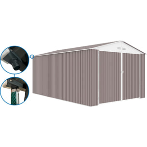 Garage métal "Nevada" - 18,56m² avec panneaux solaires