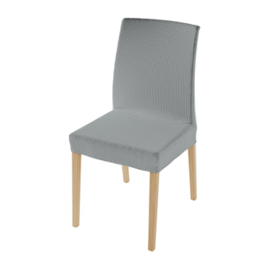 COPPIA VESTISEDIA CON SCHIENALE LESLIE, Microfibra/Elastan - GRIGIO CHIARO