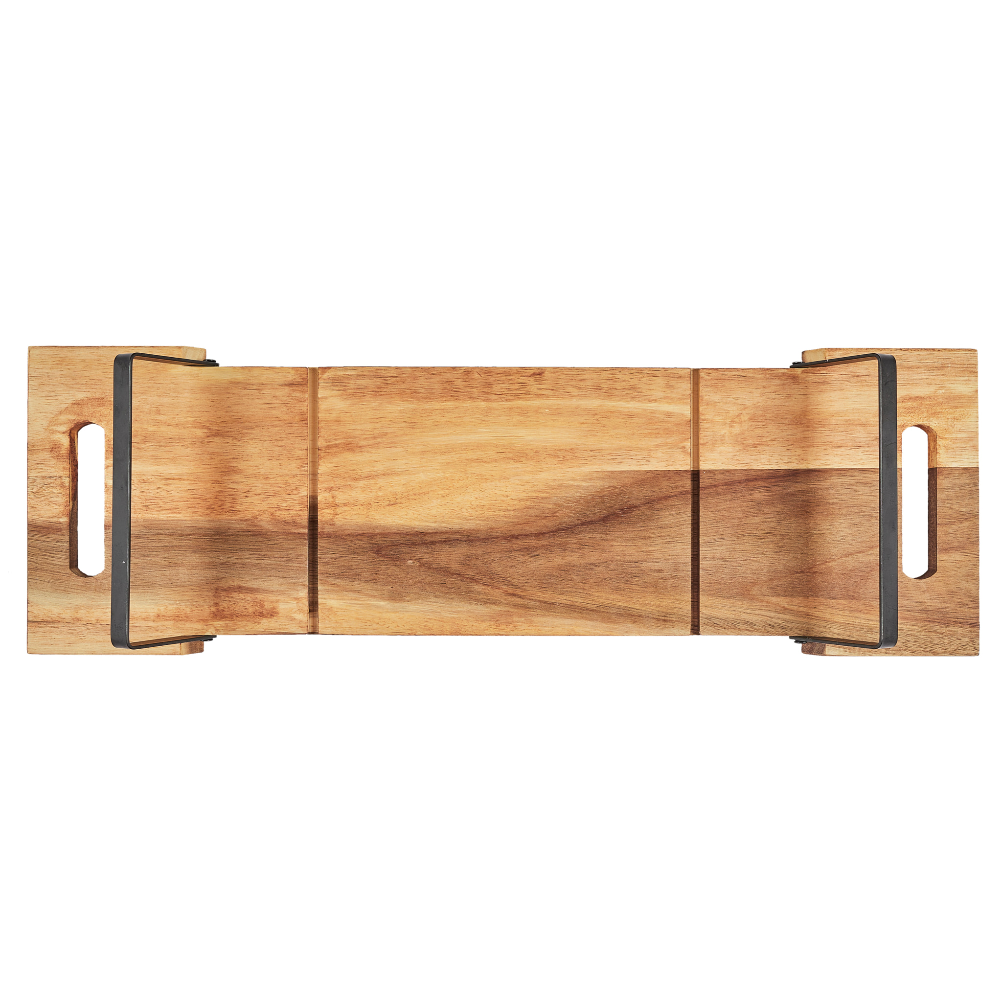 PLANCHE DE PRESENTATION ACACIA PIED METAL 55CM M6