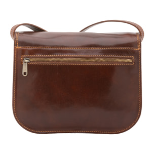 Borsa a tracolla  da donna In Vera pelle Made in Italy 27x20x12 cm