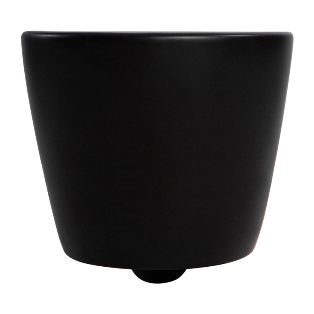 PixL Cuvette suspendue en céramique, sans bride, Tornado, fixations invisibles + abattant Softclose, noir mat (CEPX010RTORPBKM)