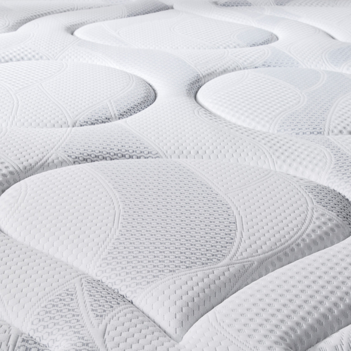 Ensemble Matelas Ressorts ensachés + mémoire Aubertin - 24 cm + sommier cadre métal - 1 place