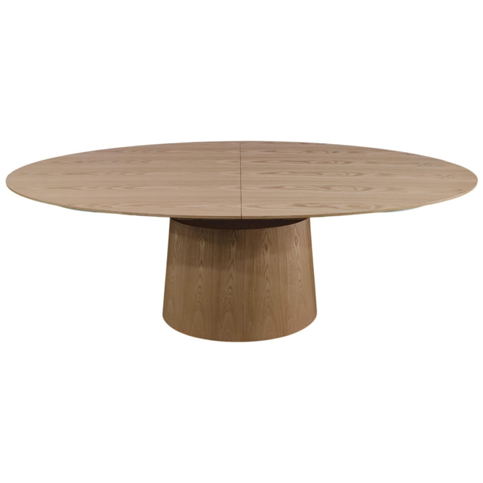 Table à rallonge Benvenuto ovale chêne Kare Design