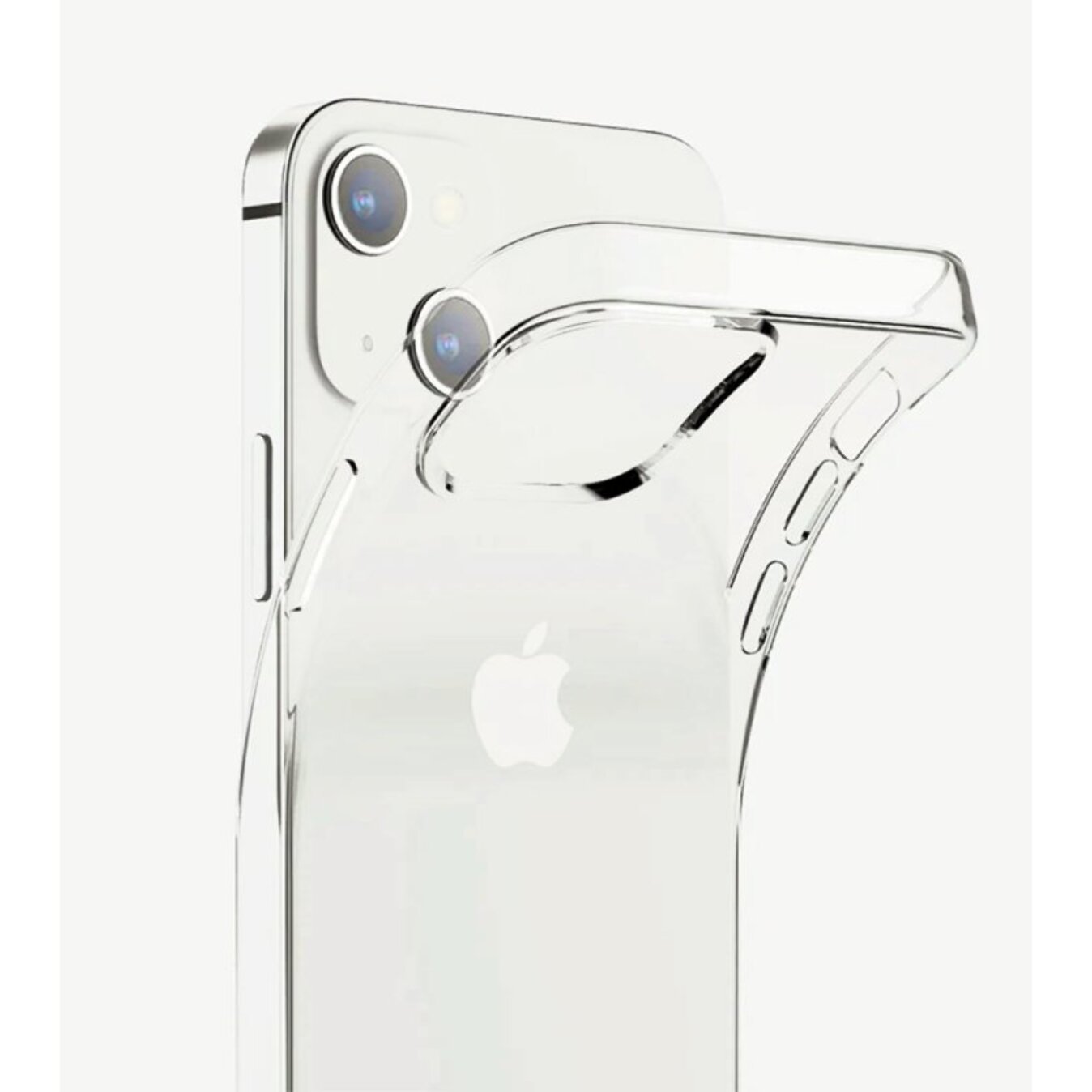 Coque iPhone 14 souple en silicone transparente