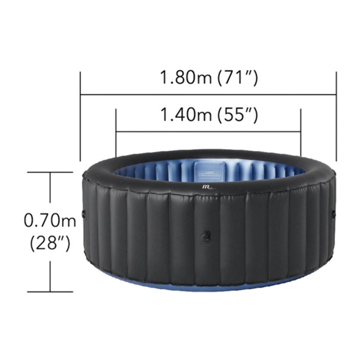 Spa gonflable - 4 places - BERGEN