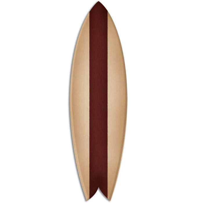 Planche de surf decorative surf Lodge Tableau alu Dibond