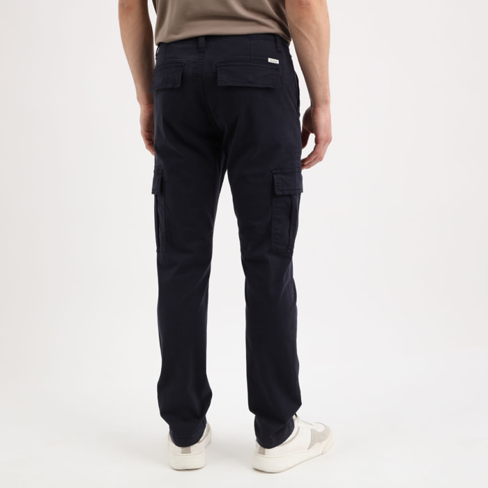 Pantalon Lonta - inspiration cargo - coton - bleu marine