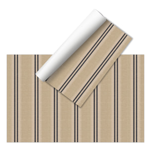 Alfombra de vinilo CERAMIKO, Camilo, imitación textura textil 80x300 cm