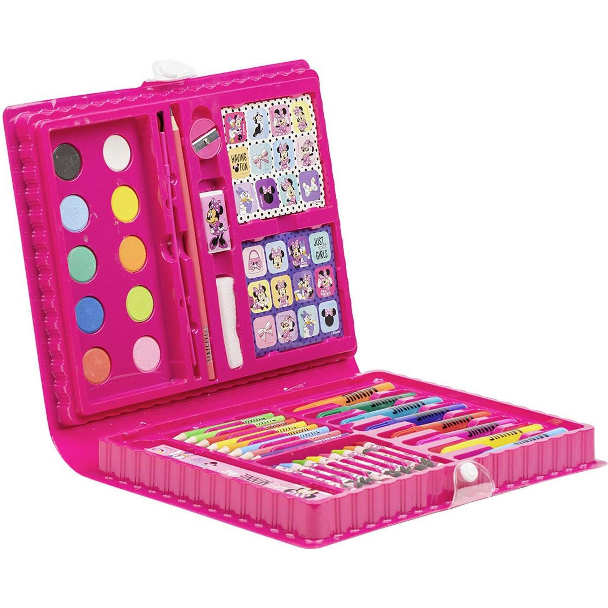 Set Papelería Coloreable Caja Minnie