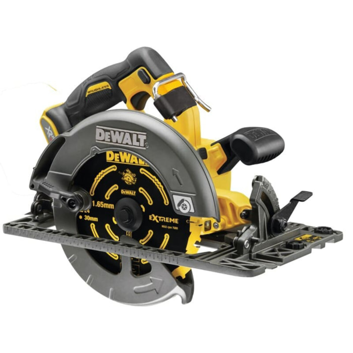 Scie circulaire 54V XR Brushless Ø190 mm (compatible rail de guidage) - DEWALT - sans batterie ni chargeur - coffret TSTAK - DCS579NT-XJ