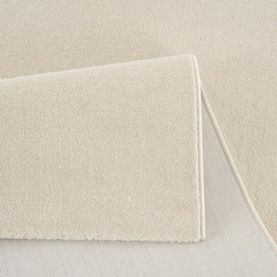 Tapis salon et chambre tissé motif uni PAJU