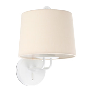 MONTREAL Lampe applique blanc/beige