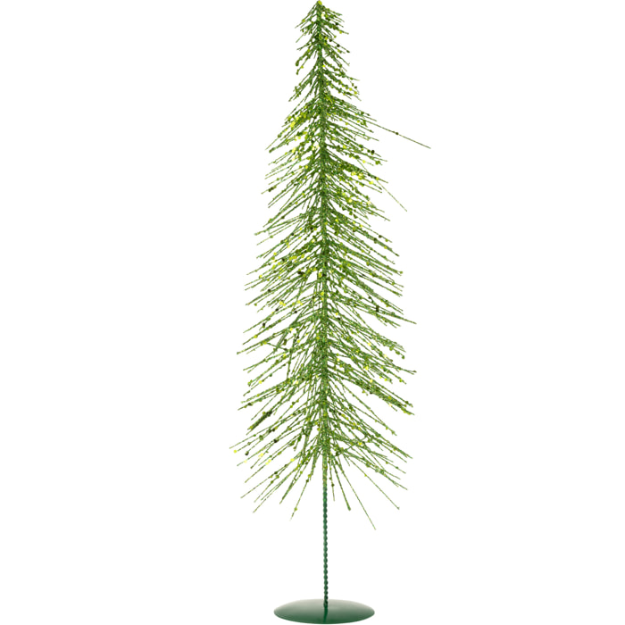 J-Line décoration Sapin De Noël Paillettes - plastique - vert foncé - large
