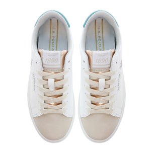 Sneakers U.S. Polo Assn. bianco-beige